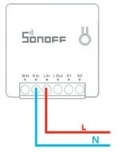 Sonoff dual r3 схема подключения